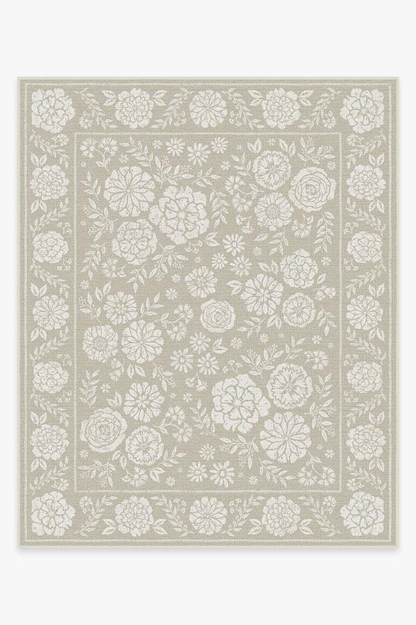 Outdoor Carmela Suzani Natural Rug | Ruggable