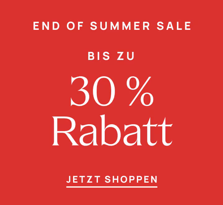 End of Summer Sale - Up to 30% Off