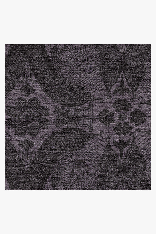 Anna Sui Lilies And Lace Lavender Rug