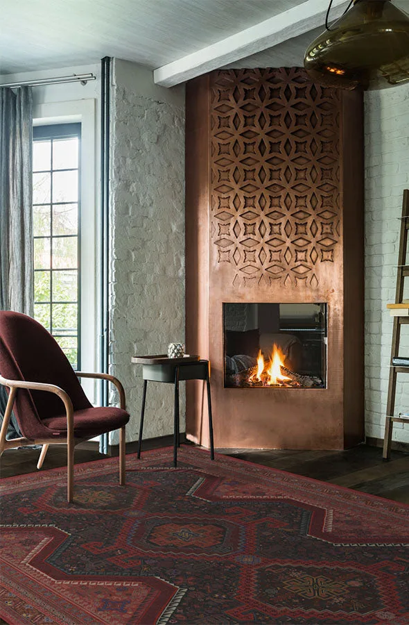 Zareen Oxblood Red Rug Ruggable