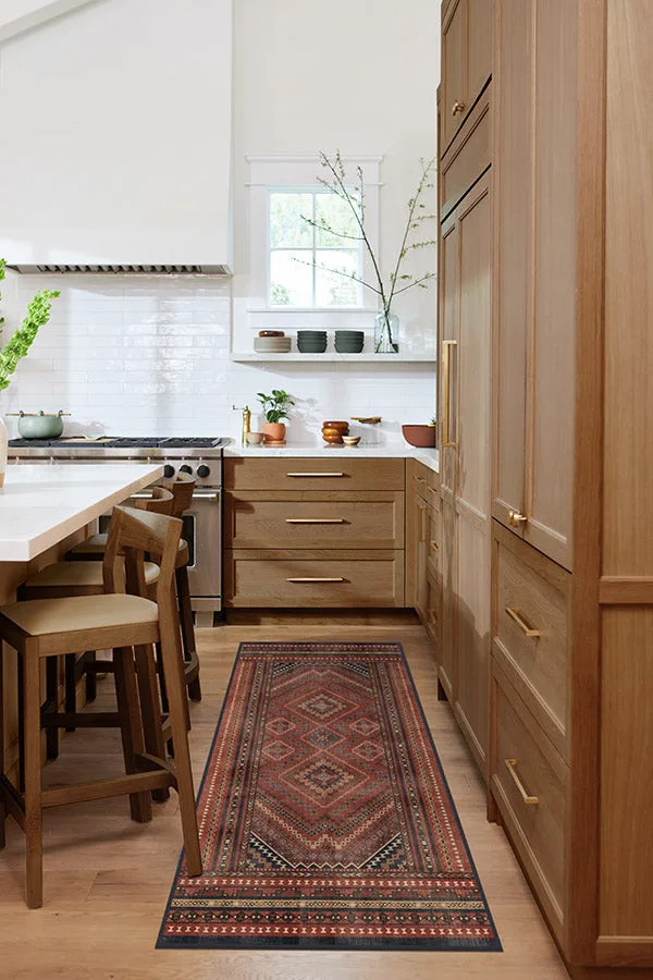 Kaden Amber Red Rug Ruggable