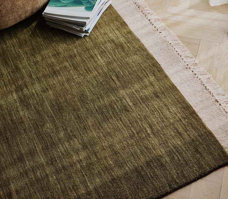 Ruggable Wool HP Hero Tile Grid (Tropez Olive) - Mobile