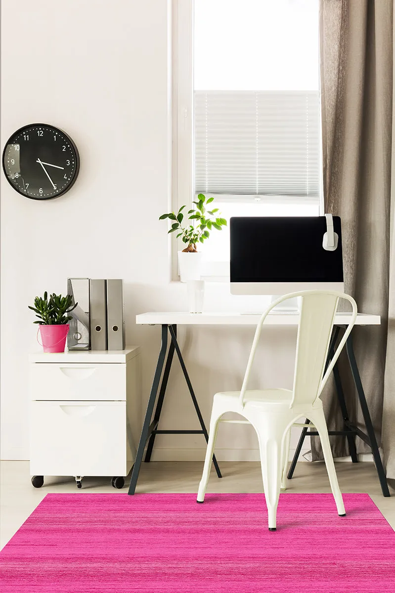 Solid Tonal Fuchsia Pink Rug Ruggable