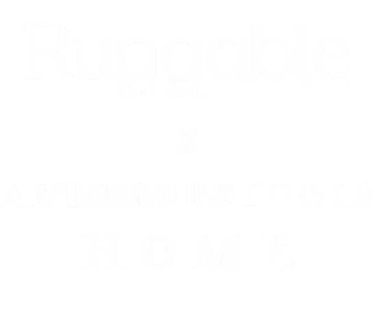 Ruggable Anthropologie Home Logo Lock Up (White) - Desktop