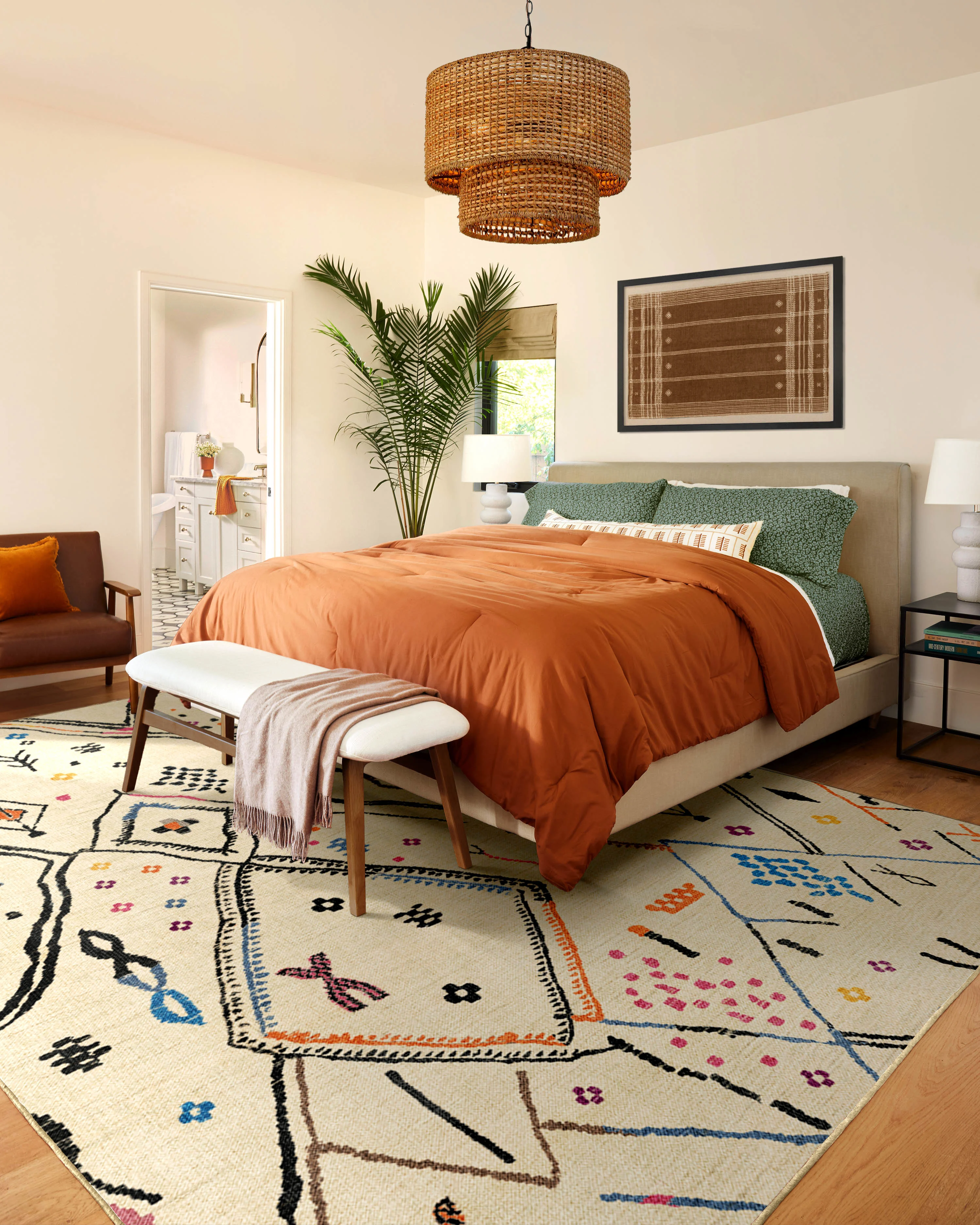 Pamir Ivory Multicolor Rug | Ruggable