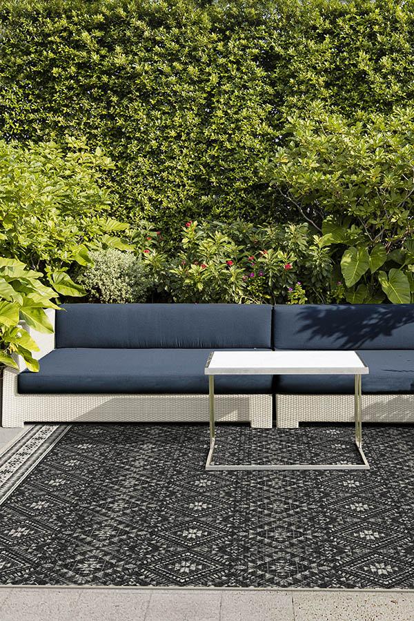 Outdoor Nomada Black Rug