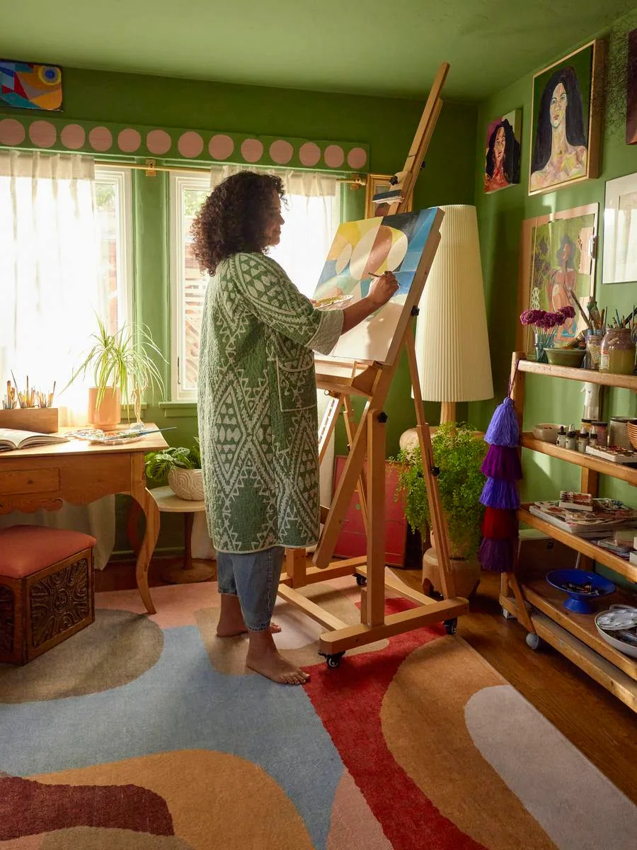 Make Your Home an Oasis of Creativity Like Justina Blakeney Ruggable