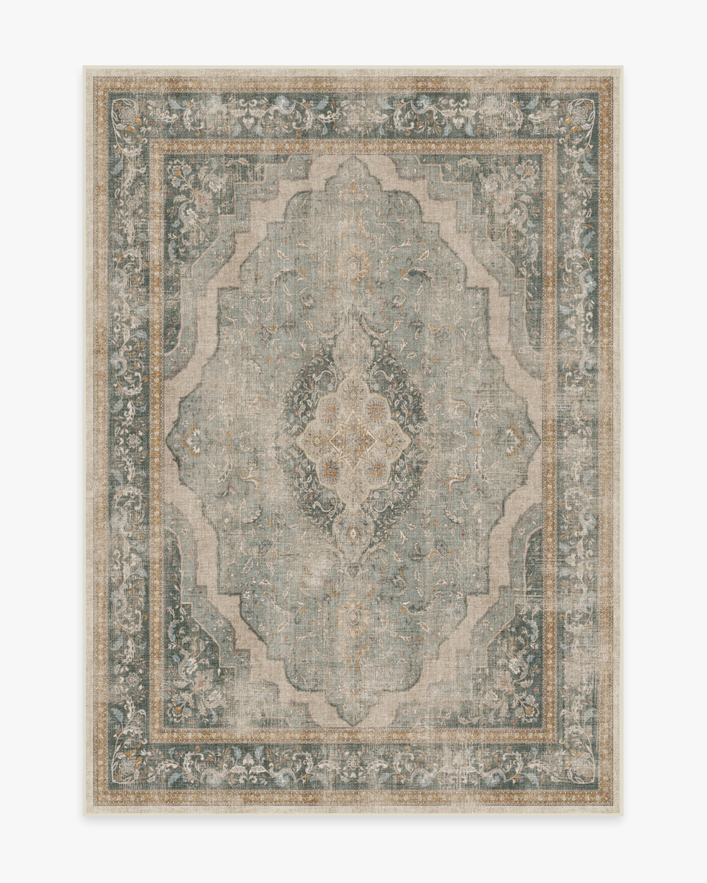 Adeline Natural Sage Rug | Ruggable