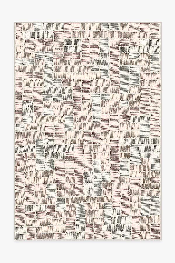 Thalia Red Tufted Rug Ruggable