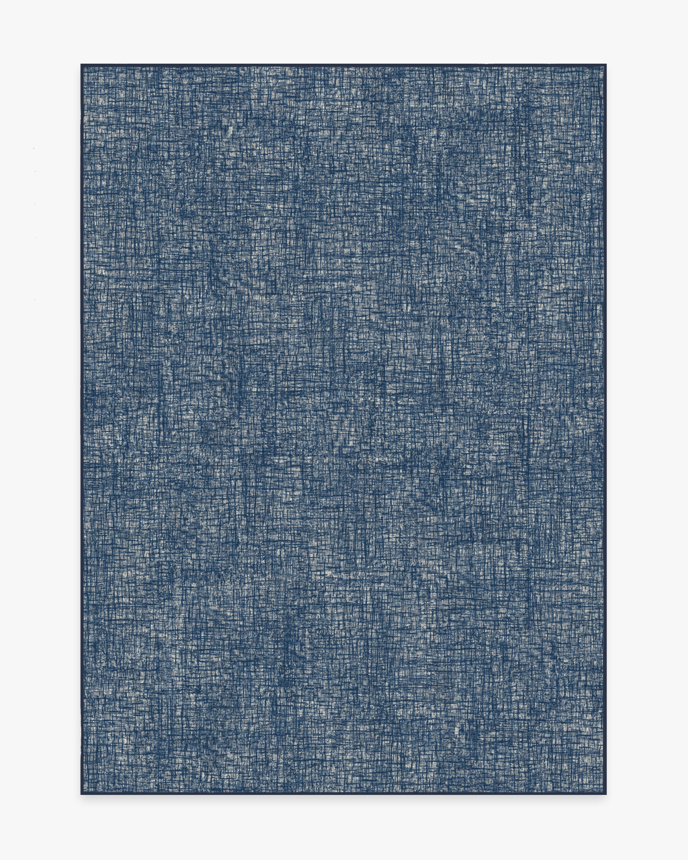Crosshatch Sapphire Tufted Rug Ruggable