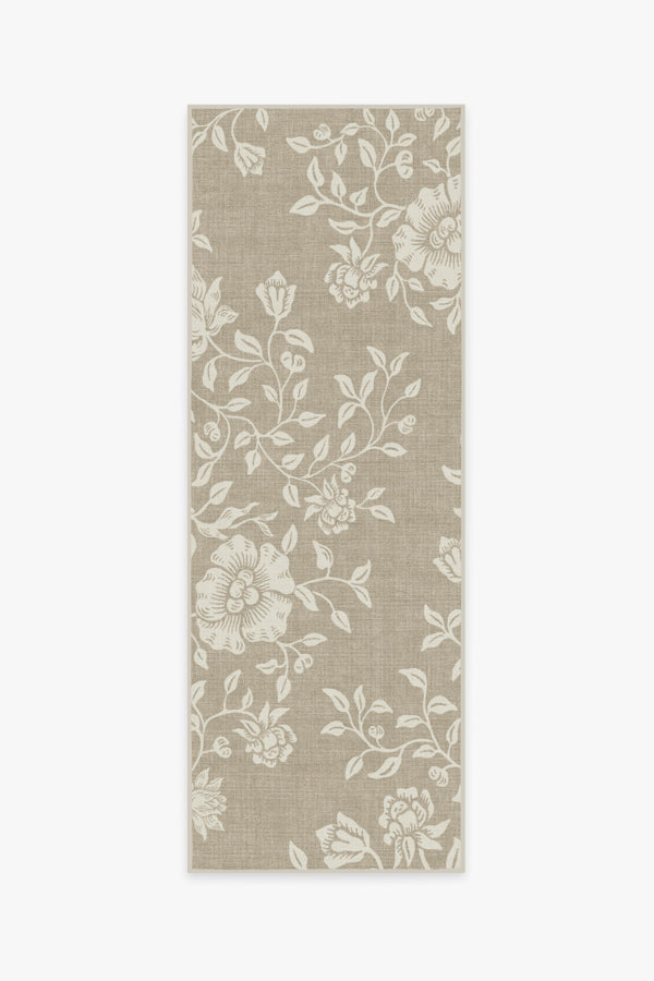 Morris & Co. Mallow Flower Natural Stone Rug