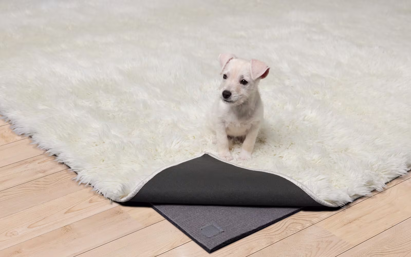 Shag Cushioned Rug Pad Photo
