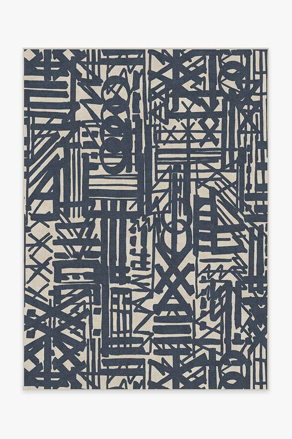 Lokal Slate Blue Rug | Ruggable