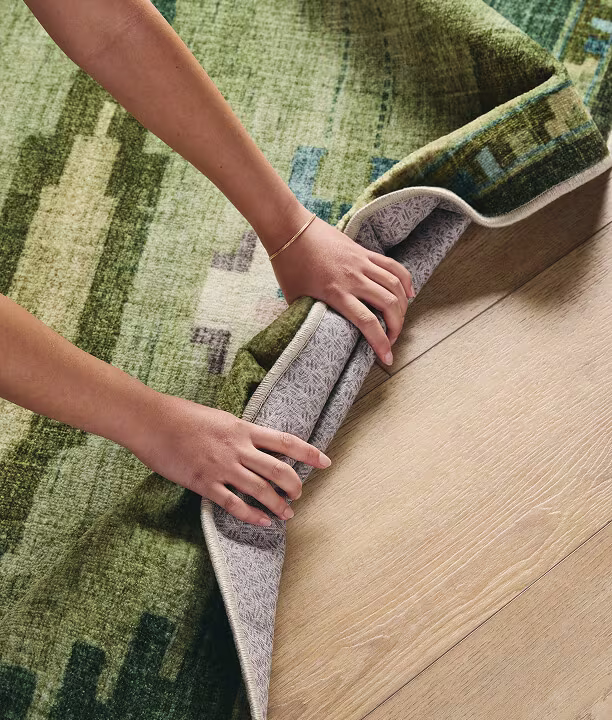 Ruggable Pick Up & Scrunch Down (Annika Green Rug)