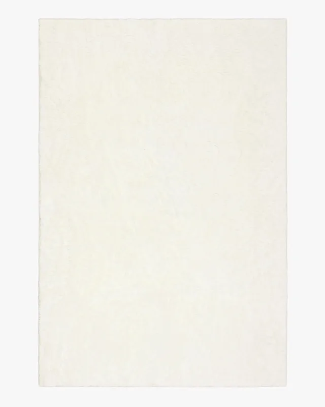 Polar White Plush Rug Ruggable