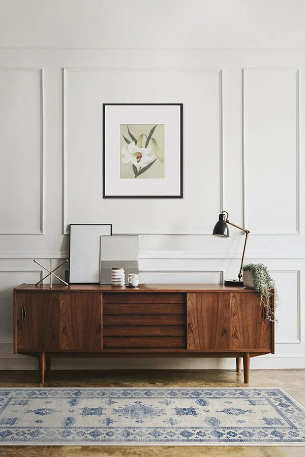 Serina Delft Blue Rug Ruggable