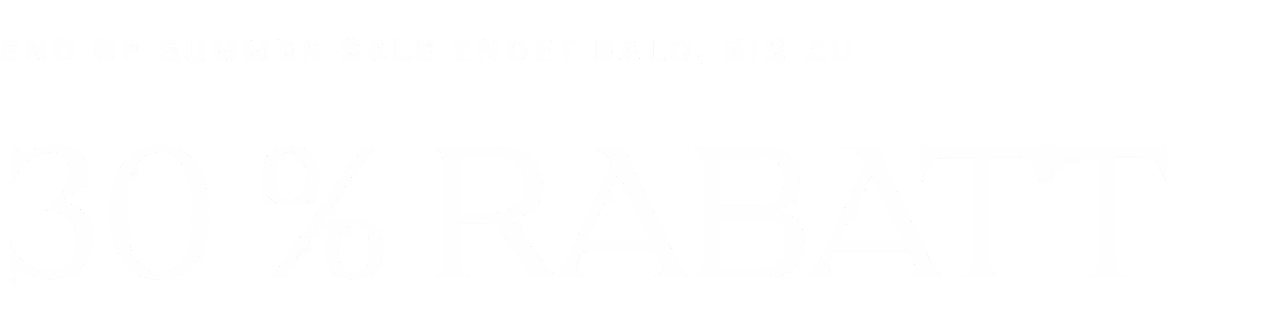 End of Summer Sale - Up to 40% Off