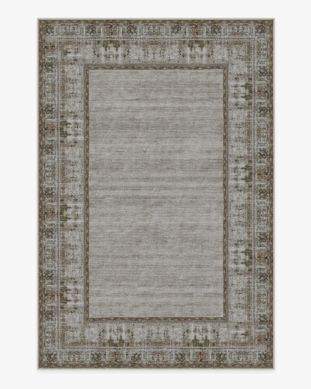 Vintage Daisy Bordered Hazel Rug Ruggable