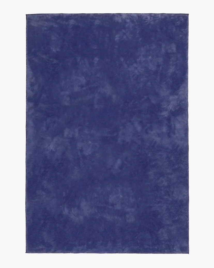 Azure Blue Plush Rug Ruggable