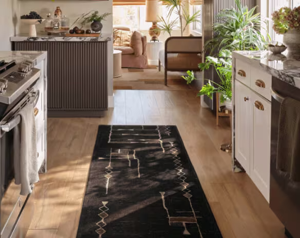 Ruggable x Architectural Digest Nisa Ink Black Tufted Rug link to Kitchen products