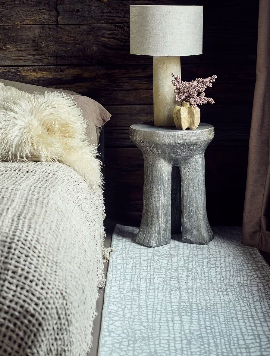 Crackle Light Grey Rug - Abigail Ahern