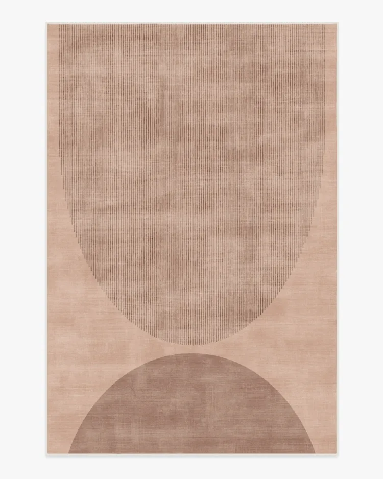 Eclipse Soft Pink Rug Ruggable