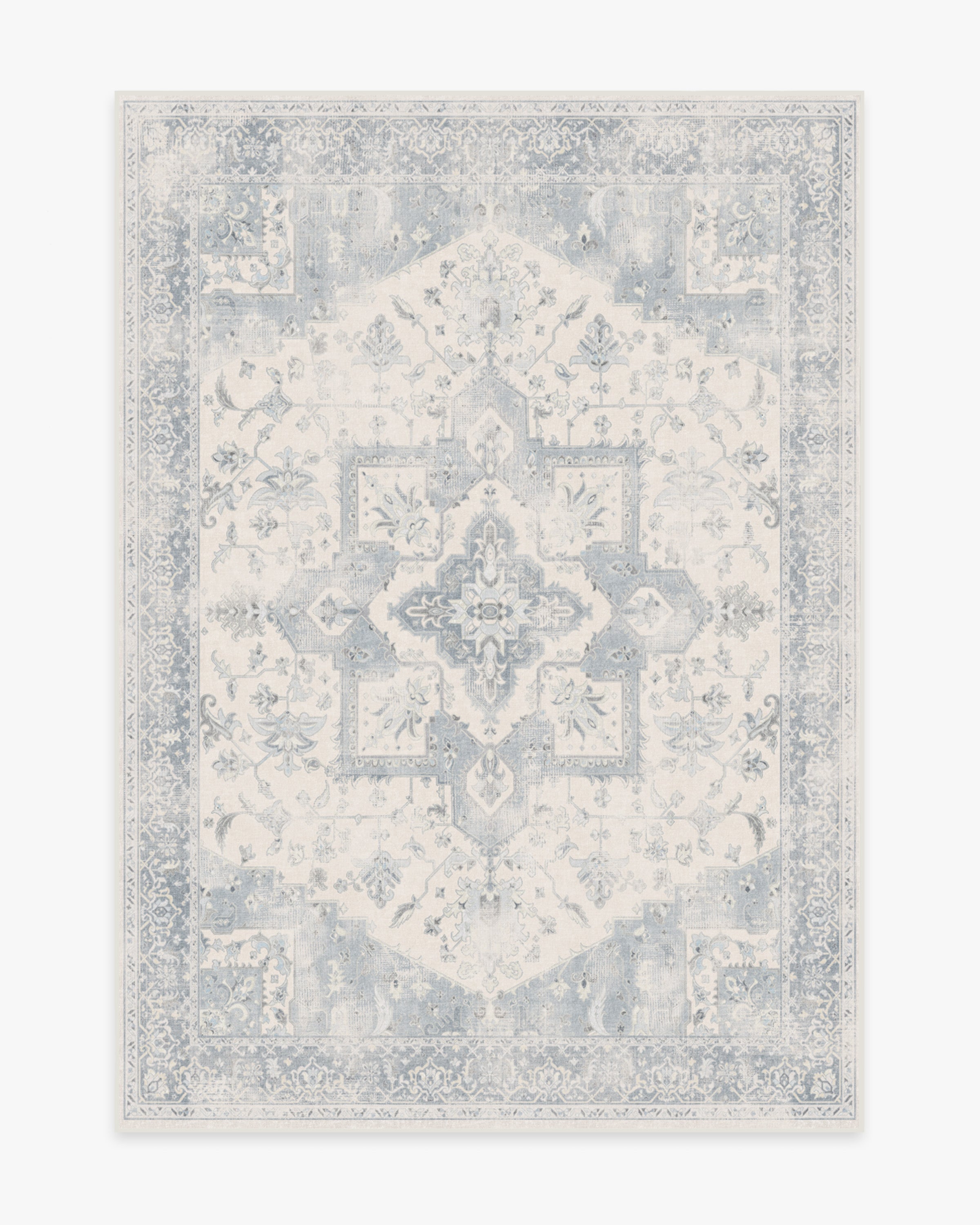 Kira Soft Blue Rug | Ruggable