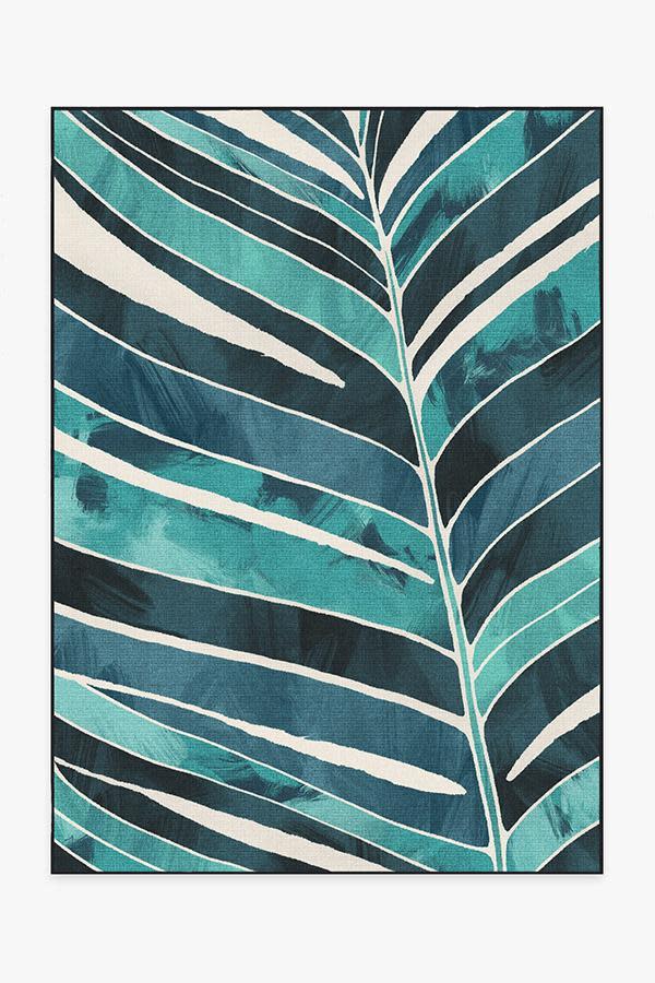 Outdoor Ombra Teal Rug