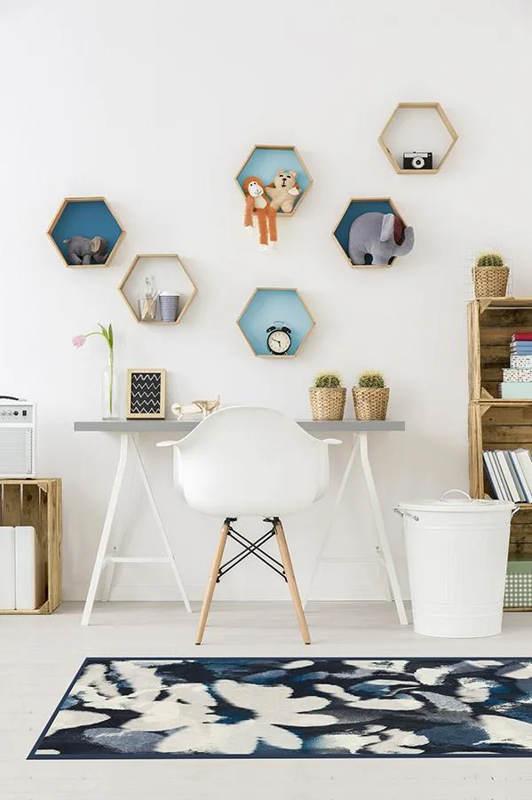 Kalina Blue Rug Ruggable