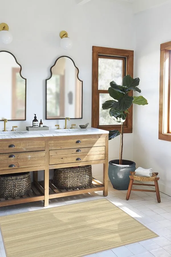 Solid Tonal Natural Rug Ruggable