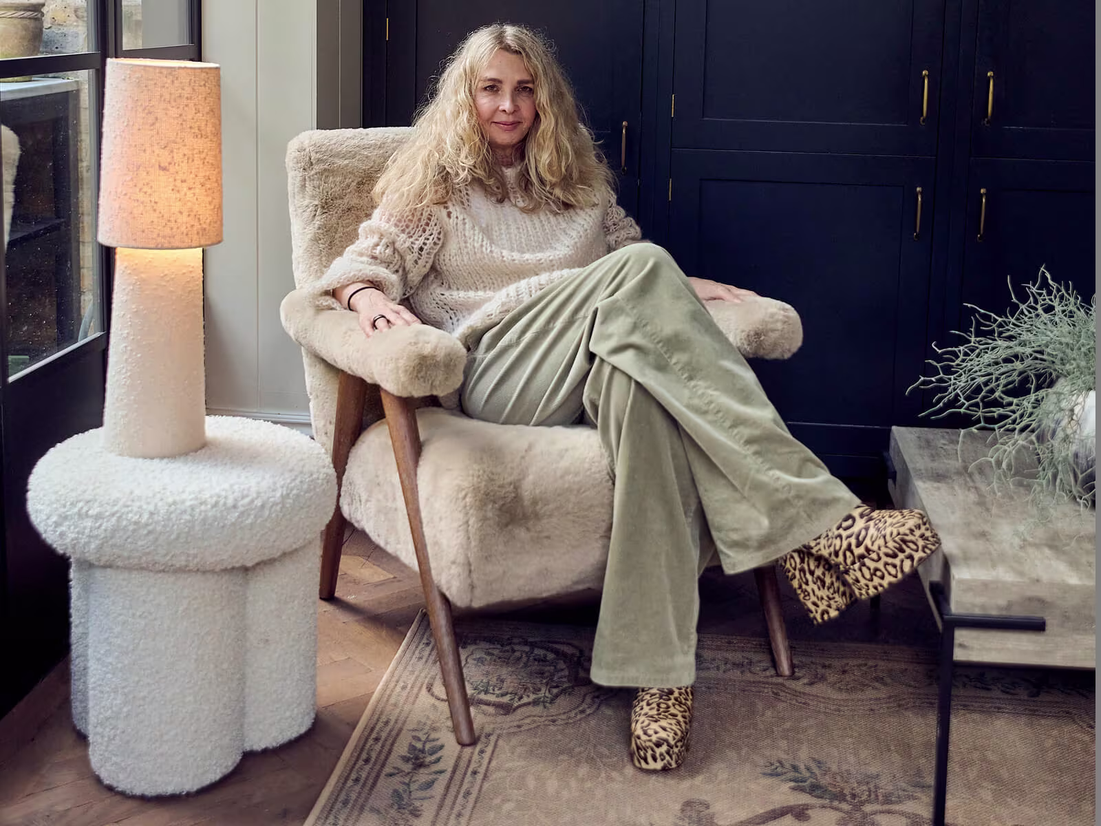 Fiore Natural Sage Re-Jute Rug - The Abigail Ahern Edit