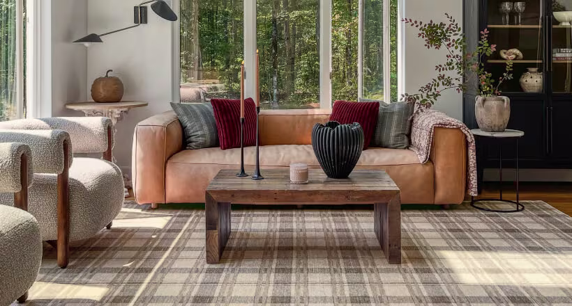 Ruggable Piper Plaid Neutral Rug