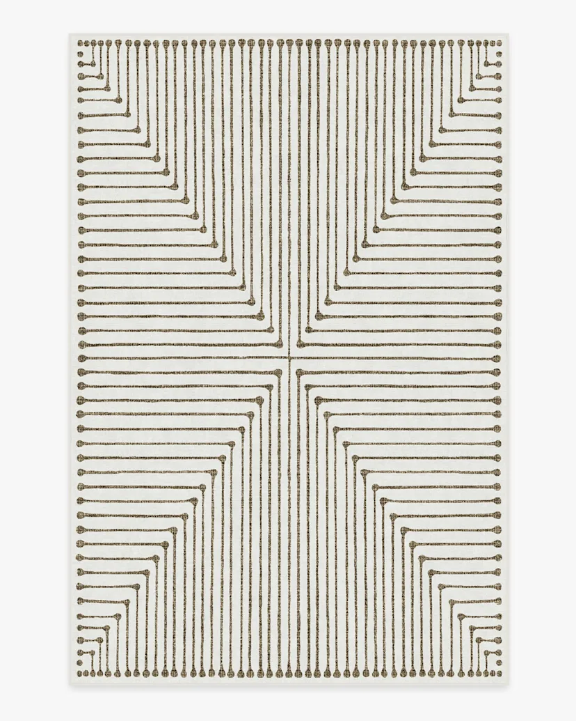 Jonathan Adler Inkdrop Camel & Ivory Rug Ruggable