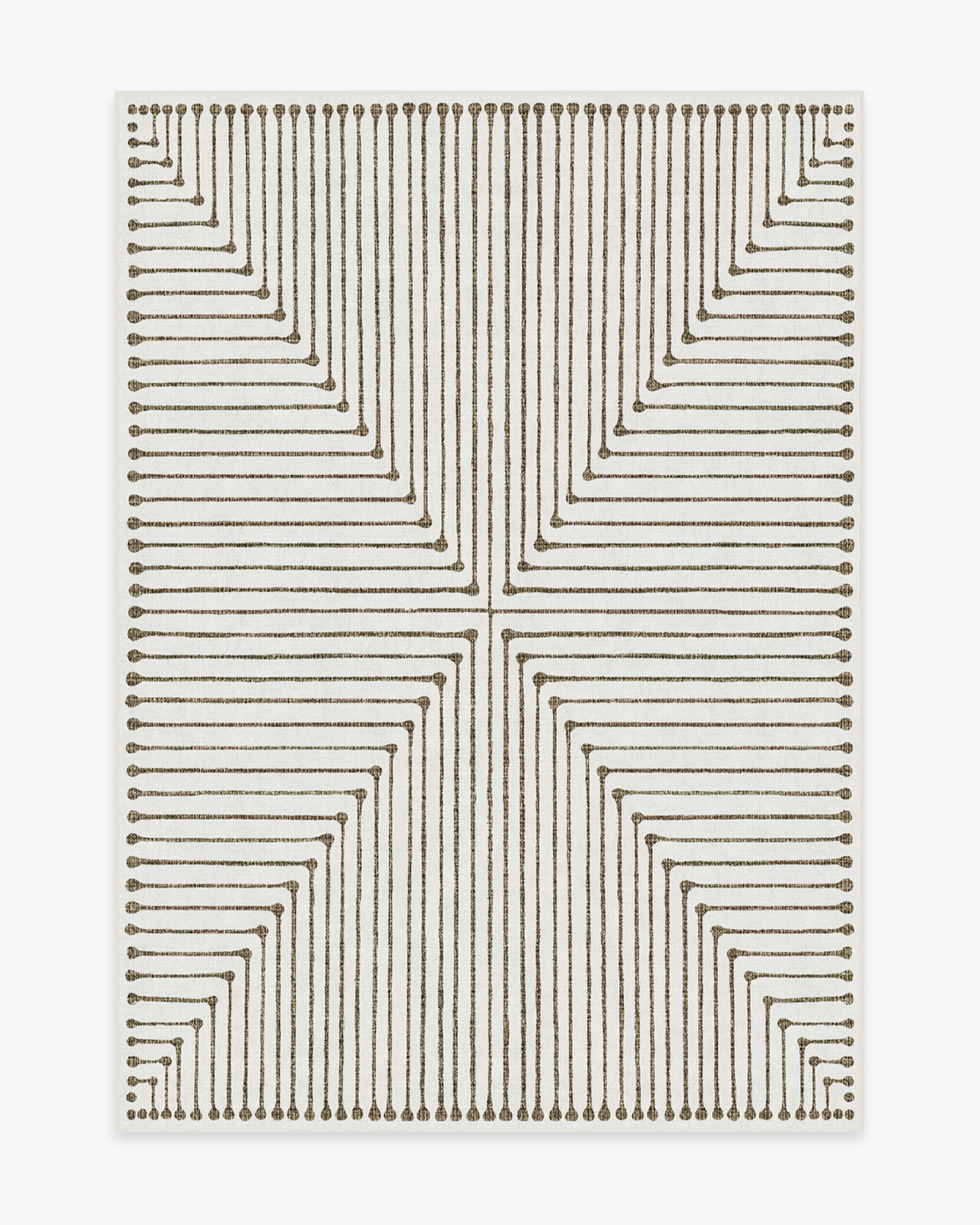 Jonathan Adler Inkdrop Camel Ivory Tufted Rug Ruggable