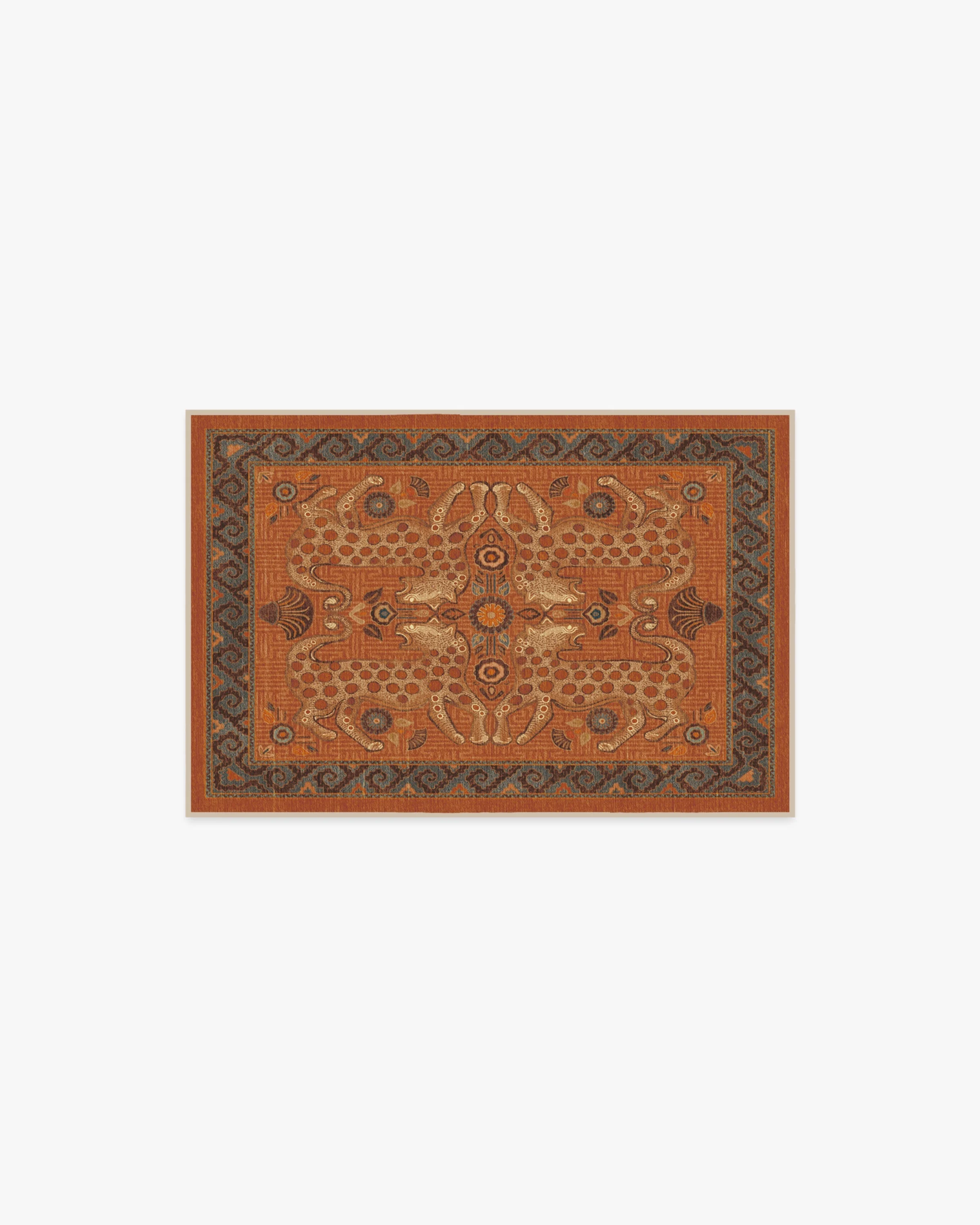 Justina Blakeney Eartha Terracotta Rug Ruggable