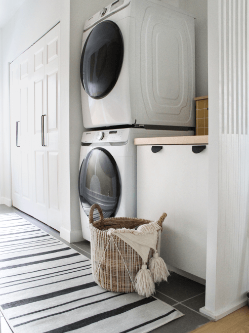 Laundry Room Rugs Runner, Light Non Slip Waterproof Laundry Mats