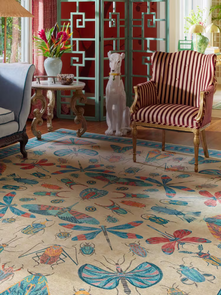 Ruggable x Iris Apfel Flutterby Multicolor Rug