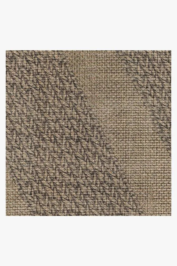Chevron Braid Sand ReJute Rug Ruggable