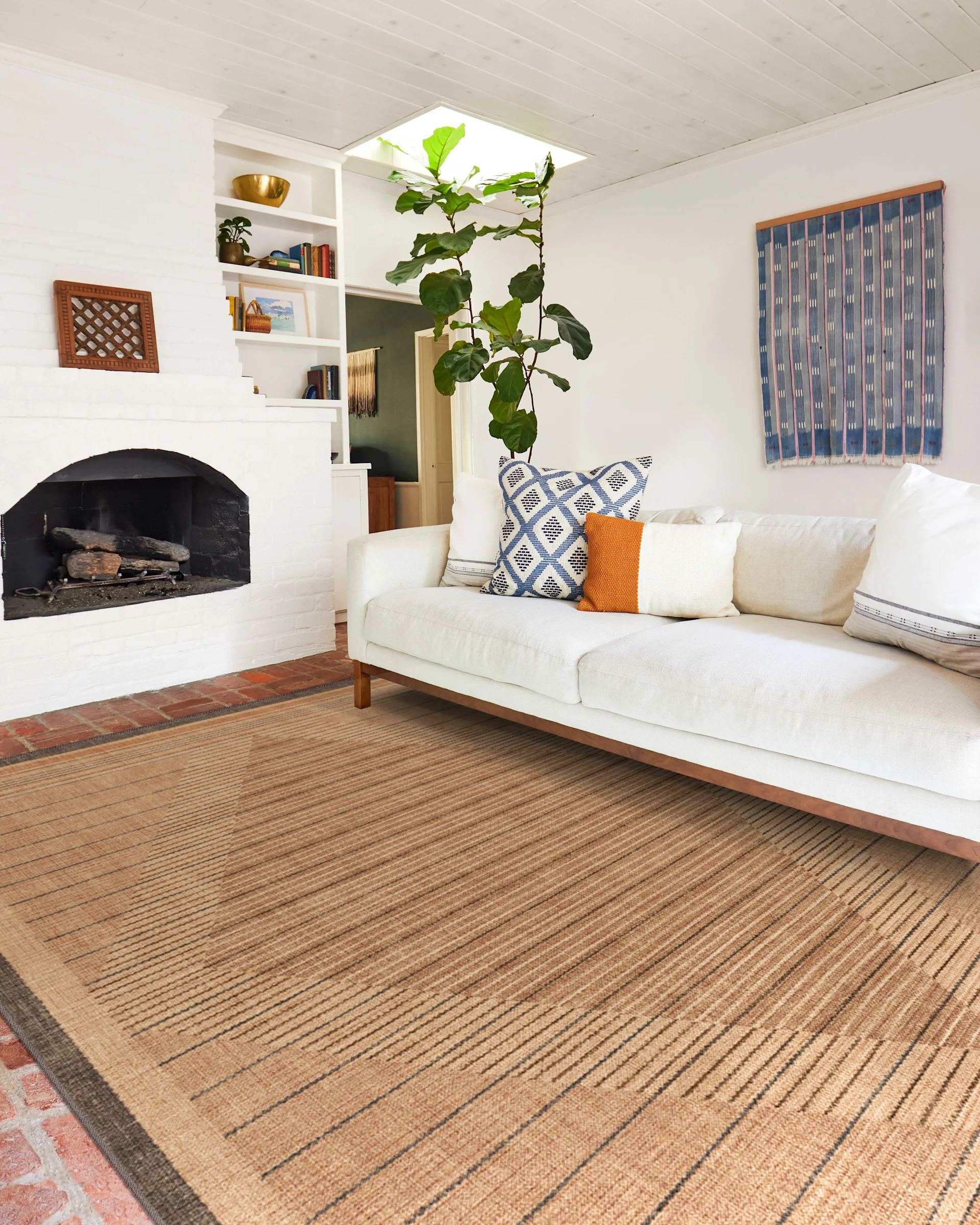 Clay Wool Rug Large Nova Natural Clay Rug | Ruggable