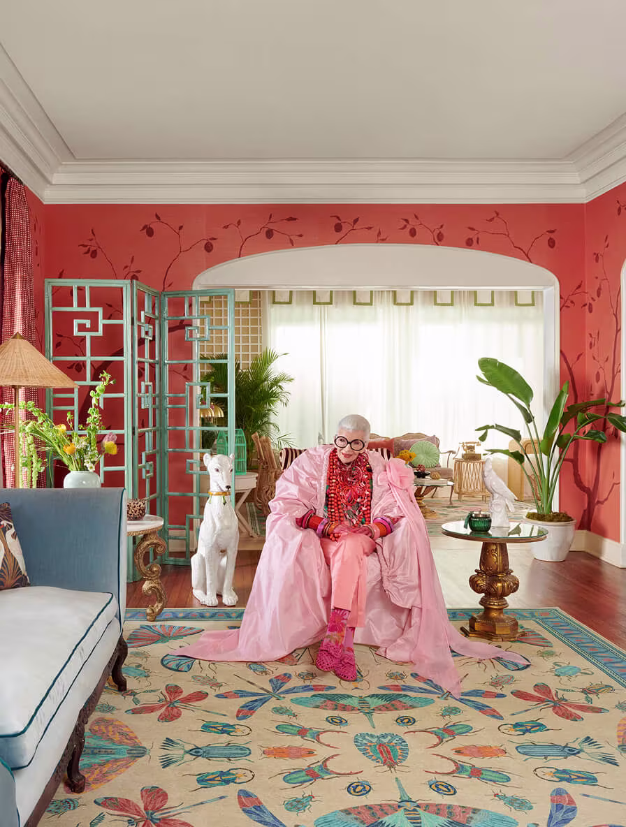 Tapis Flutterby Iris Apfel - Multicolore