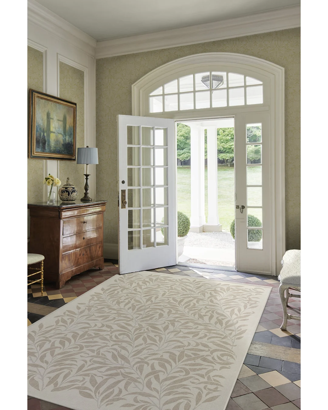 Morris & Co. Pure Willow Boughs Natural Rug Ruggable