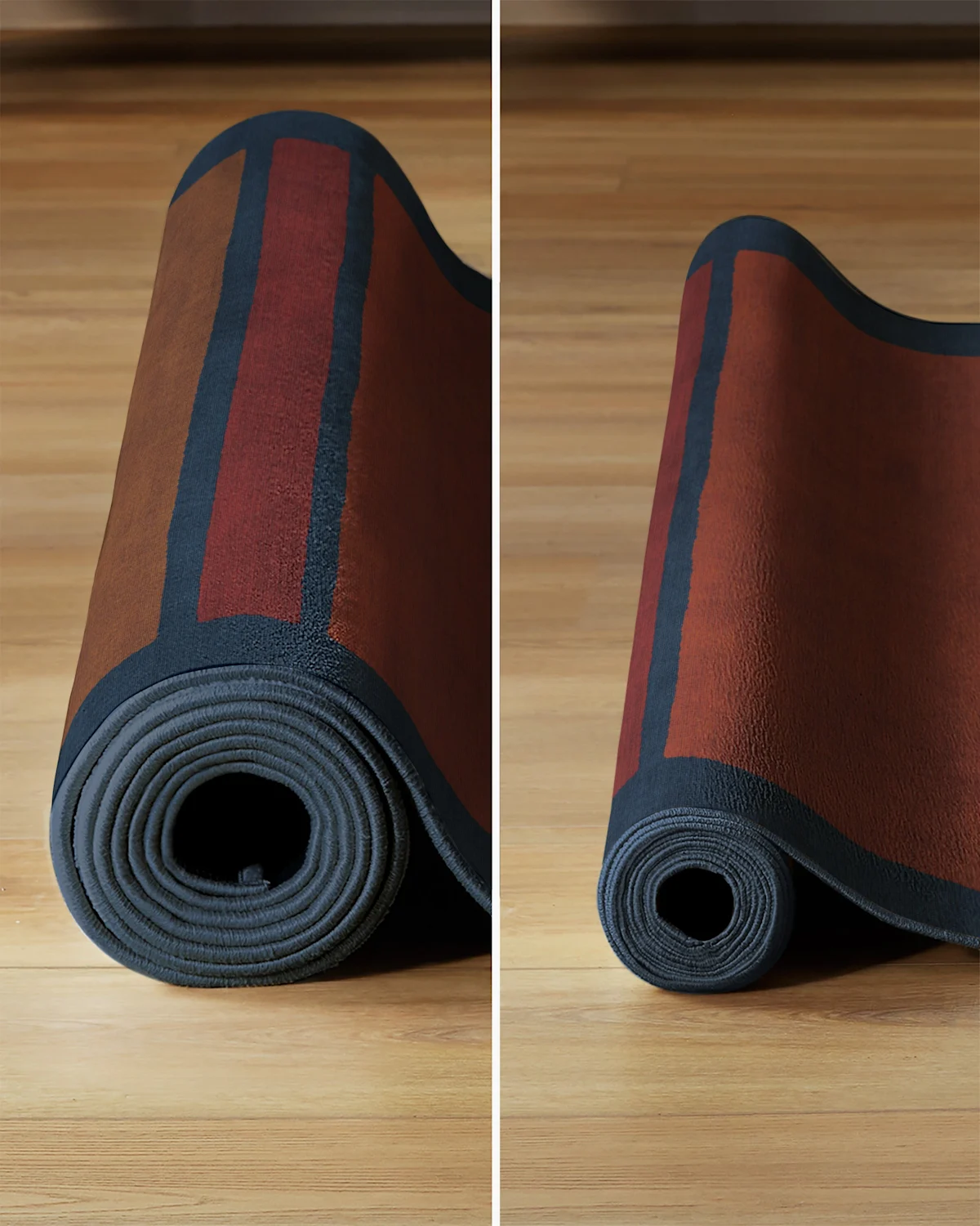 Justina Blakeney Nina Indigo & Rust Tufted Rug Ruggable