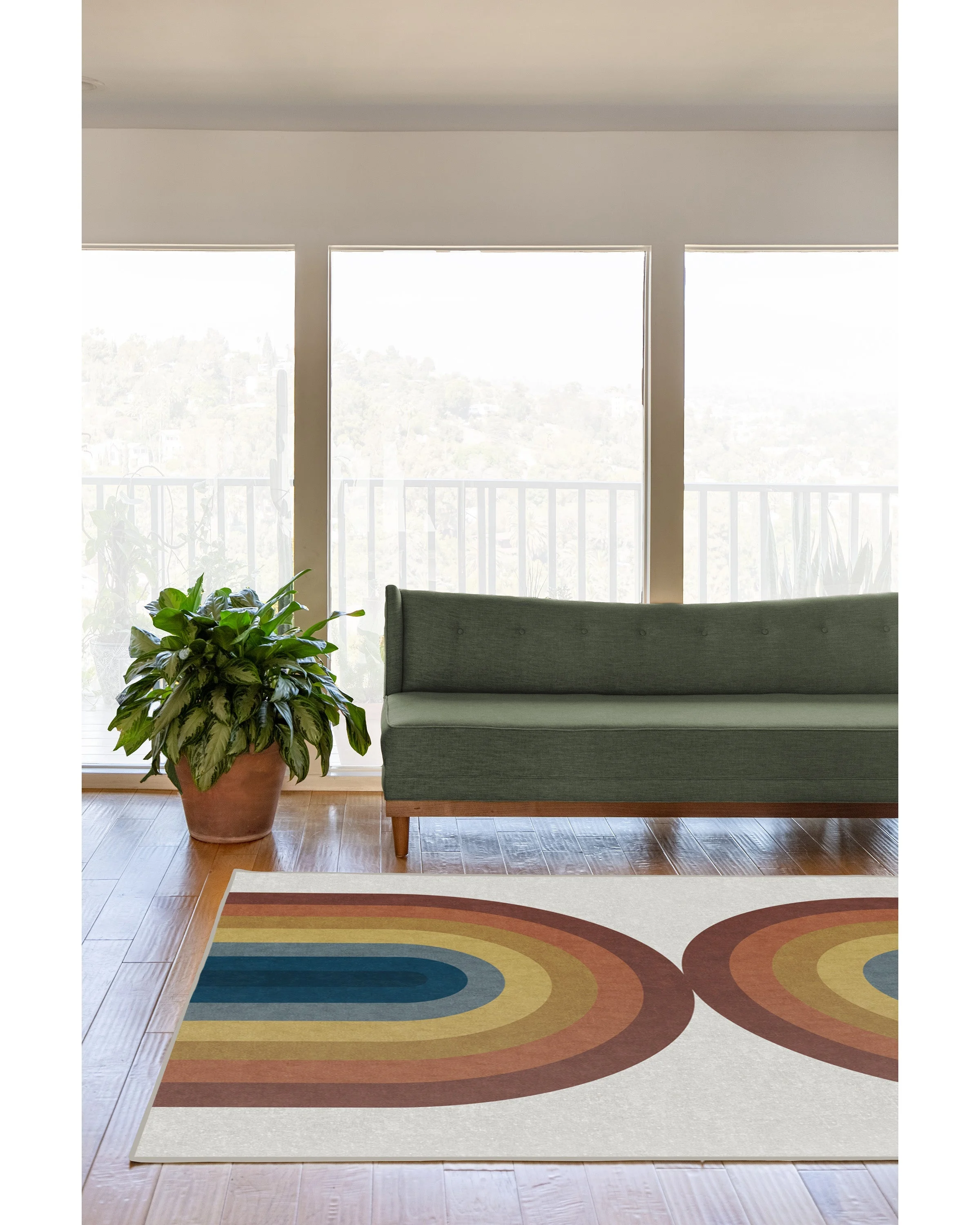 Absida Rainbow Rug | Ruggable