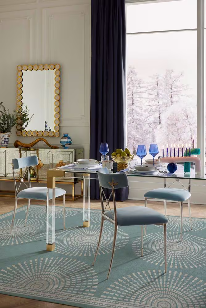 Ruggable x Jonathan Adler Santorini Blue Rug