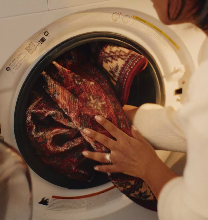 Ruggable Washable & Stain-Resistant (Annika Green Rug)