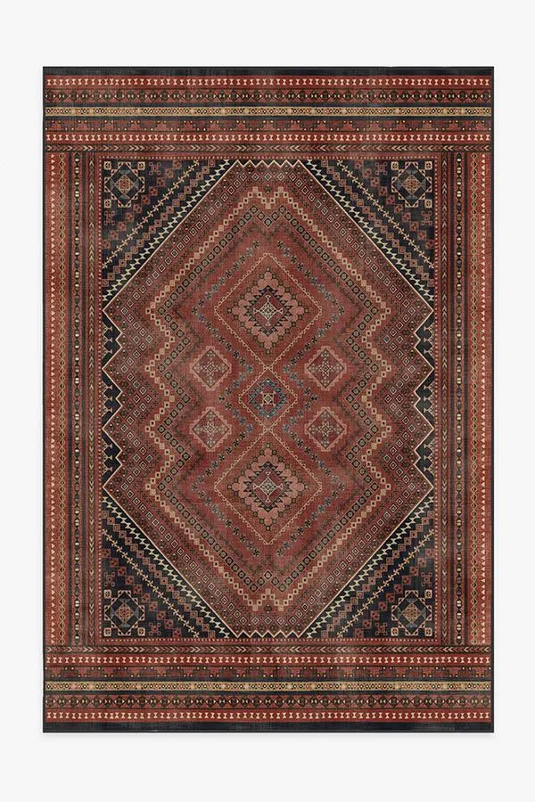 Kaden Amber Red Rug Ruggable