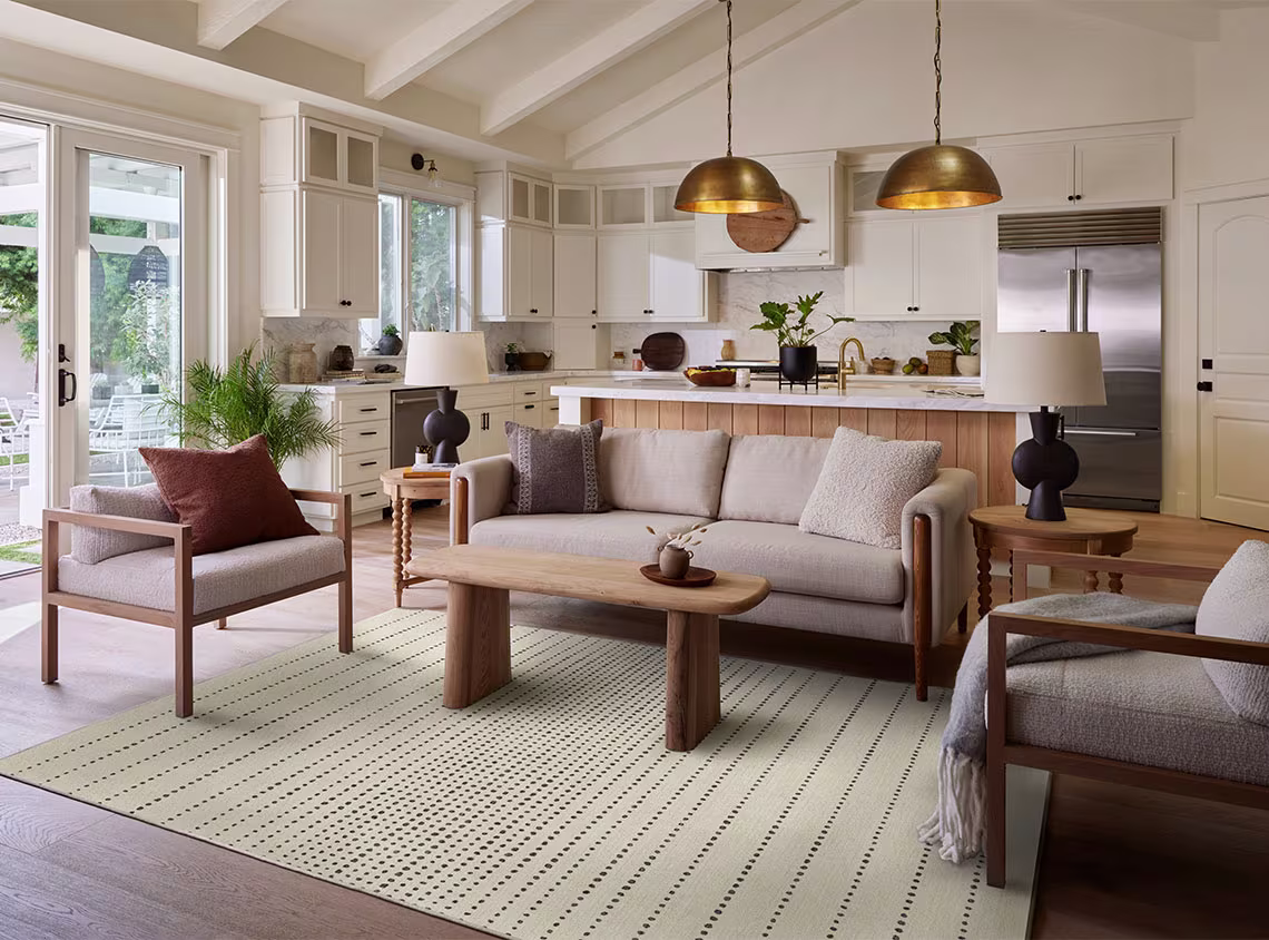 Array black & ivory -  Transitional Rug 