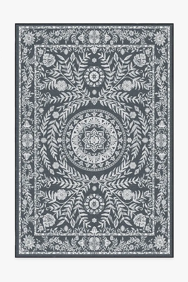 Outdoor Fontaine Black Rug | Ruggable