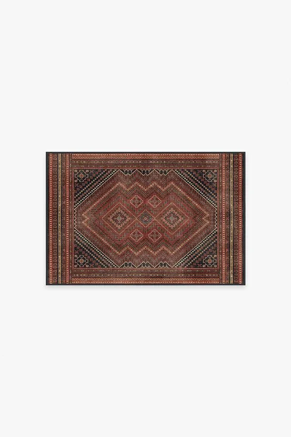 Kaden Amber Red Rug Ruggable