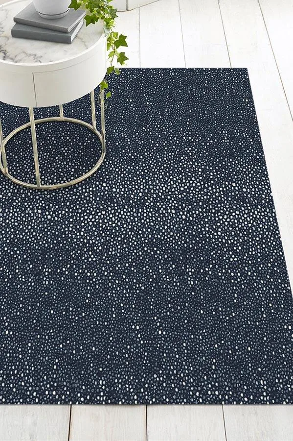 Shagreen Navy Rug Ruggable